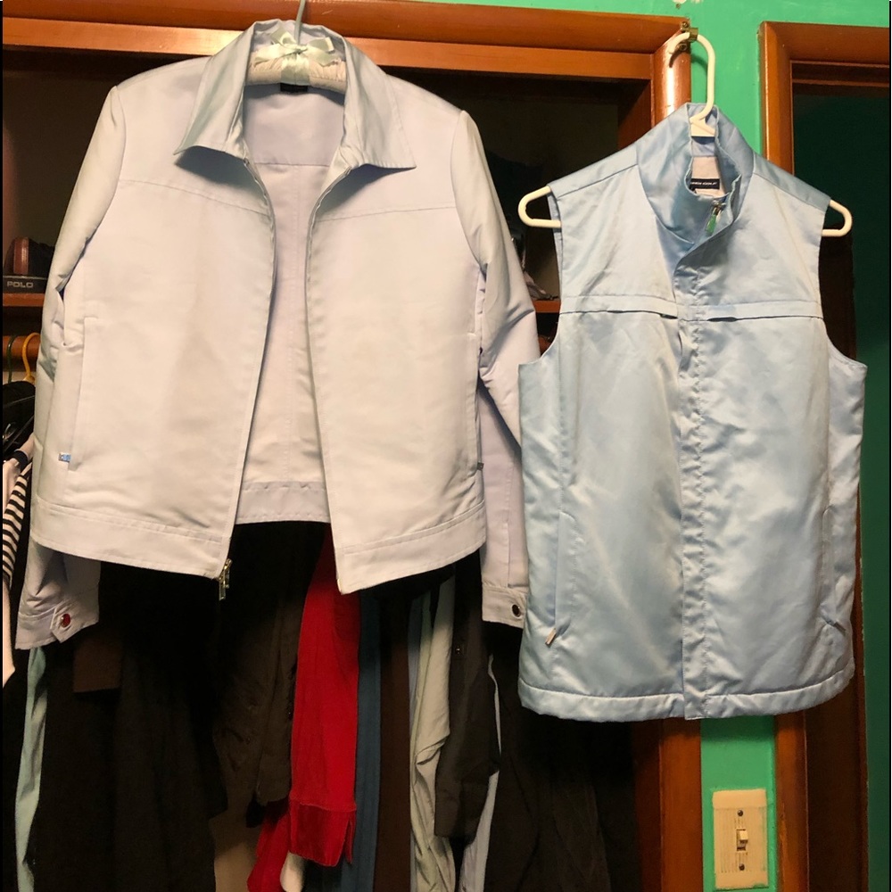 2 RALPH LAUREN GOLF JACKET AND VEST M